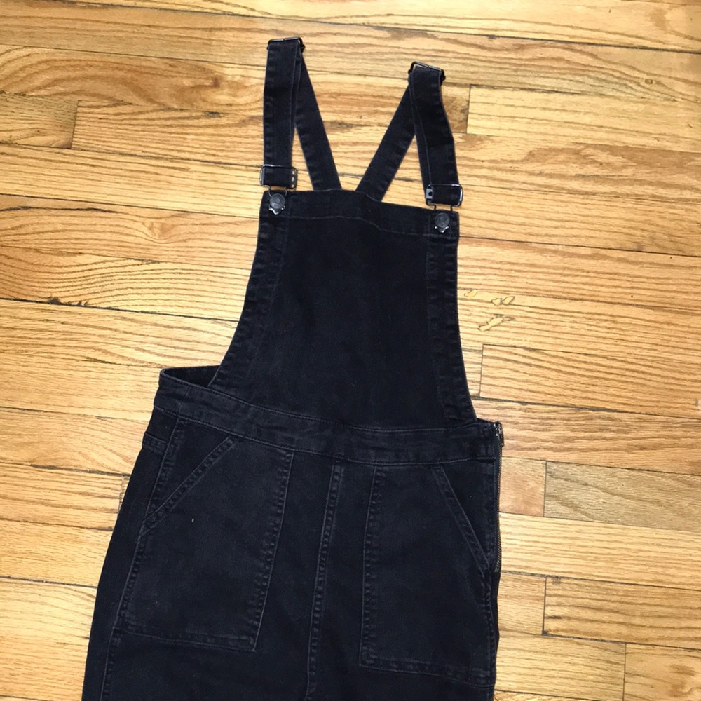 Madewell skinny overalls lunar wash size medium